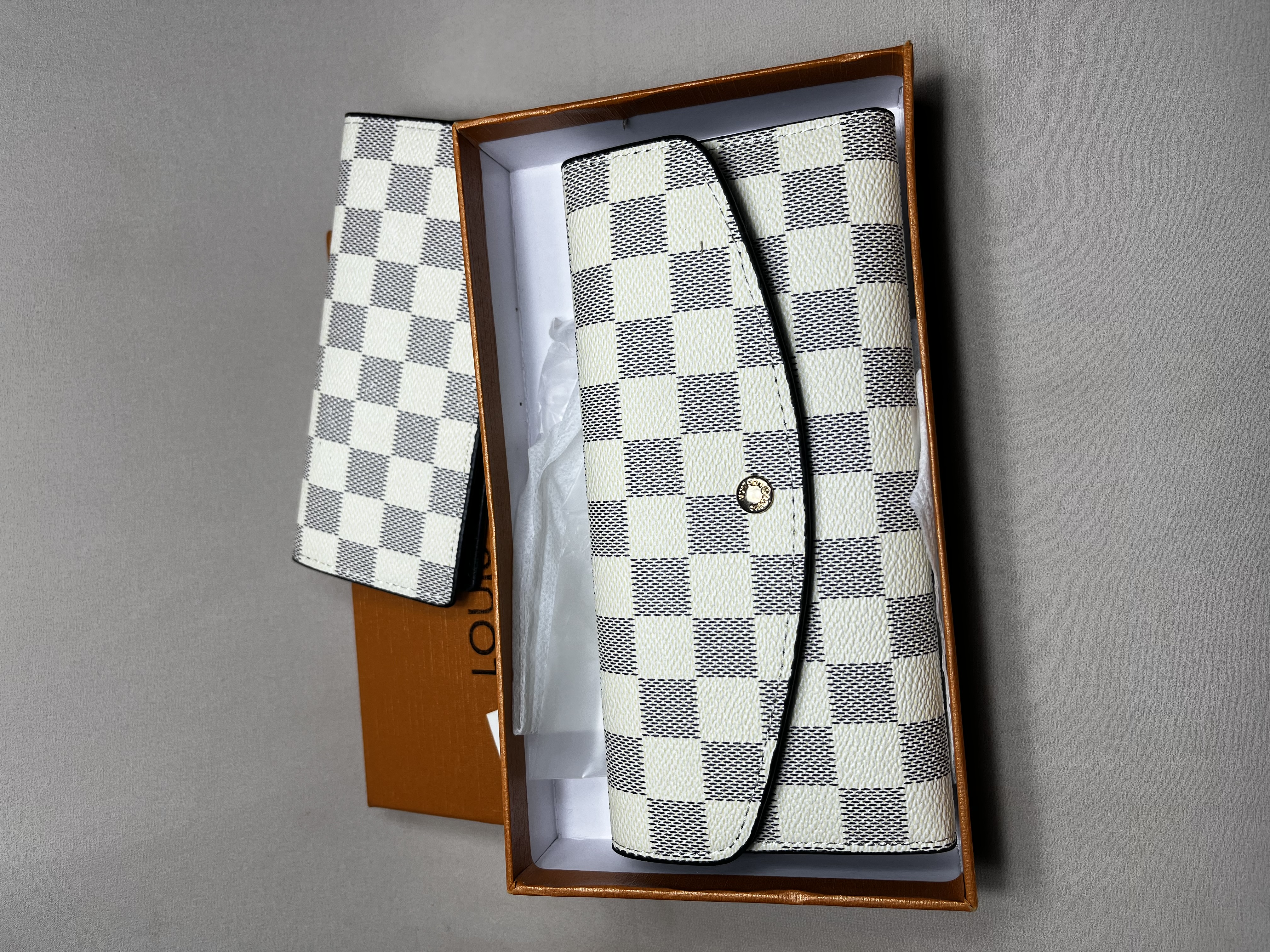 porte-monnaie LV Damier style