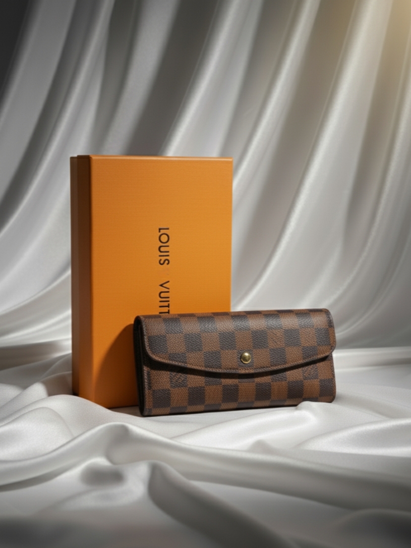 porte-monnaie LV Damier style